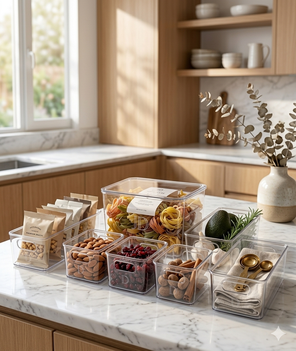 Transparent Box Storage Organiser