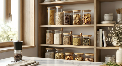 Cylinder Glass Storage Containers